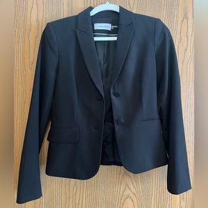 Calvin Klein Black Women’s Blazer Suit Jacket — Sz 2